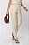 CALÇA SLIM LINEN FLORA CLASSIC BEIGE - Imagem 4