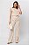 BLUSA LINEN FLORA CLASSIC BEIGE - Imagem 6