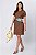 VESTIDO CURTO LINEN FLORA MARROM - Imagem 6
