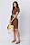 VESTIDO CURTO LINEN FLORA MARROM - Imagem 7