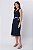 VESTIDO MIDI LINEN FLORA AZUL MARINHO - Imagem 7