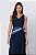 VESTIDO MIDI LINEN FLORA AZUL MARINHO - Imagem 2