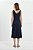 VESTIDO MIDI LINEN FLORA AZUL MARINHO - Imagem 11
