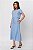 SAIA MIDI LINEN CLARA ETERNAL BLUE - Imagem 3