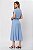 SAIA MIDI LINEN CLARA ETERNAL BLUE - Imagem 6