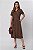 VESTIDO CHEMISE SIENA MARROM - Imagem 1