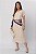 VESTIDO MIDI LINEN CLARA CLASSIC BEIGE - Imagem 3