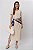 VESTIDO MIDI LINEN CLARA CLASSIC BEIGE - Imagem 1