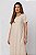 VESTIDO MIDI LINEN CLARA CLASSIC BEIGE - Imagem 6