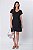 VESTIDO DECOTE V CURTO LÚCIA PRETO - Imagem 1