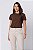 T-SHIRT COTTON PRIME MARROM - Imagem 5