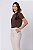T-SHIRT COTTON PRIME MARROM - Imagem 7