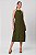 Vestido Linen Camille Intense Green Feminino - Imagem 3