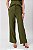 Calça Linen Camille Intense Green Feminina - Imagem 4