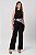 Calça Linen Camille Preto Feminina - Imagem 11