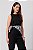 Regata Linen Camille Preto Feminina - Imagem 7