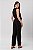 Regata Linen Camille Preto Feminina - Imagem 10