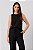 Regata Linen Camille Preto Feminina - Imagem 1