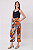 Calça Pantacourt Folhagens Feminina - Imagem 5