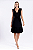 Vestido Crepe Midi Detalhe Babado Lara Feminino - Imagem 25