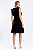 Vestido Crepe Midi Detalhe Babado Lara Feminino - Imagem 27