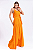 Vestido Longo Viscose Mel Feminino - Imagem 7