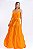 Vestido Longo Viscose Mel Feminino - Imagem 1