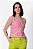 Regata Alça Larga Decote V Animal Print Feminina - Imagem 1