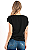Blusa Manga Curta Decote V Melinda Feminina - Imagem 7