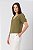 Blusa Decote V Crepe Manga Curta Jasmine Feminina - Imagem 6