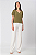 Blusa Decote V Crepe Manga Curta Jasmine Feminina - Imagem 9