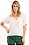 Blusa Decote V Crepe Manga Curta Jasmine Feminina - Imagem 20