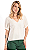 Blusa Decote V Crepe Manga Curta Jasmine Feminina - Imagem 21