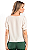 Blusa Decote V Crepe Manga Curta Jasmine Feminina - Imagem 24