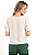 Blusa Decote V Crepe Manga Curta Jasmine Feminina - Imagem 26