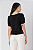Blusa Decote V Crepe Manga Curta Jasmine Feminina - Imagem 3