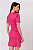 Vestido Suede Manga Curta Larissa Feminino - Imagem 17