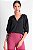 Blusa Manga 3/4 Crepe Ayla Feminina - Imagem 1