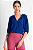 Blusa Manga 3/4 Crepe Ayla Feminina - Imagem 12