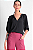Blusa Manga 3/4 Crepe Ayla Feminina - Imagem 4