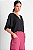 Blusa Manga 3/4 Crepe Ayla Feminina - Imagem 7