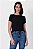Blusa Manga Curta Crepe Jully Essential Feminina - Imagem 15