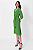 Vestido Midi Manga 3/4 Crepe Ana Liz Feminino - Imagem 7