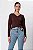 Blusa Decote V Manga Longa Feminina - Imagem 25
