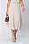 Saia Midi Linen Flora Feminina - Imagem 4
