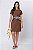 Vestido Curto Linen Flora Feminino - Imagem 1