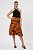 SAIA MIDI LOVELY ANIMAL PRINT PUMPKIN - Imagem 1