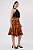 SAIA MIDI LOVELY ANIMAL PRINT PUMPKIN - Imagem 7
