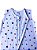 Saco de dormir infantil com pezinho em malha 100% algodão estrela azul (verão) - Imagem 4