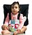 Cadeirinha Assento Portátil para Bebê em Tecido Preto com Estampa - Imagem 1